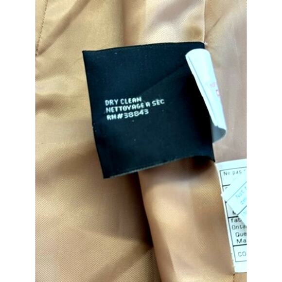 "VIA SPIGA" Stunning Wool Coat, Faux Fur Trim, Asymmetrical Zipper,Belted,8 - Picture 10 of 16